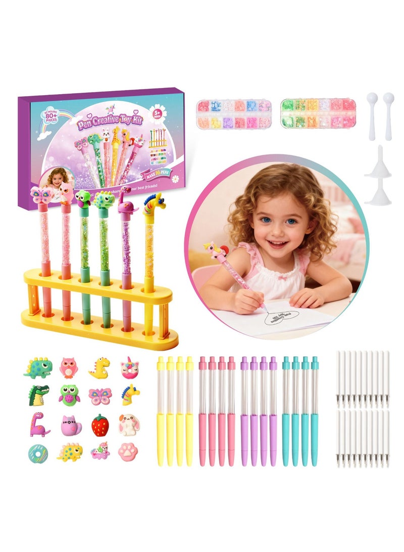 كابسترو مجموعة أقلام كابسترو جليتر الرملية اللامعة للأطفال - أقلام فنية إبداعية بتأثيرات لامعة، أقلام حرفية قابلة لإعادة التعبئة للرسم وكتابة اليوميات والهدايا - علبة هدايا أقلام الرمل اللامعة - Image 1